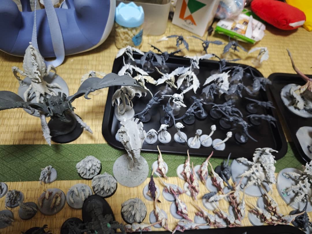 Warhammer 40,000 ティラニッドセット　塗料　ケース