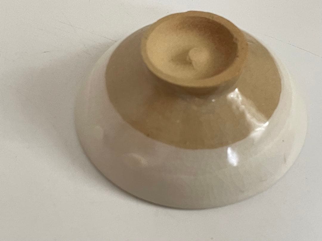 陶芸家　小山冨士夫　酒觴　宋赤絵写　花　ぐい呑　盃　酒器　鎌倉　共箱