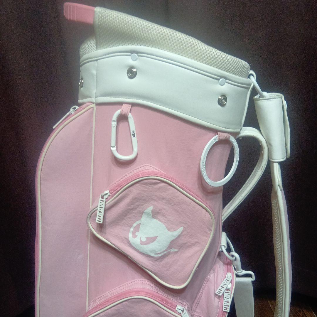 ❤WAAC❤ワック キャディーバック ホイール付き ピンク