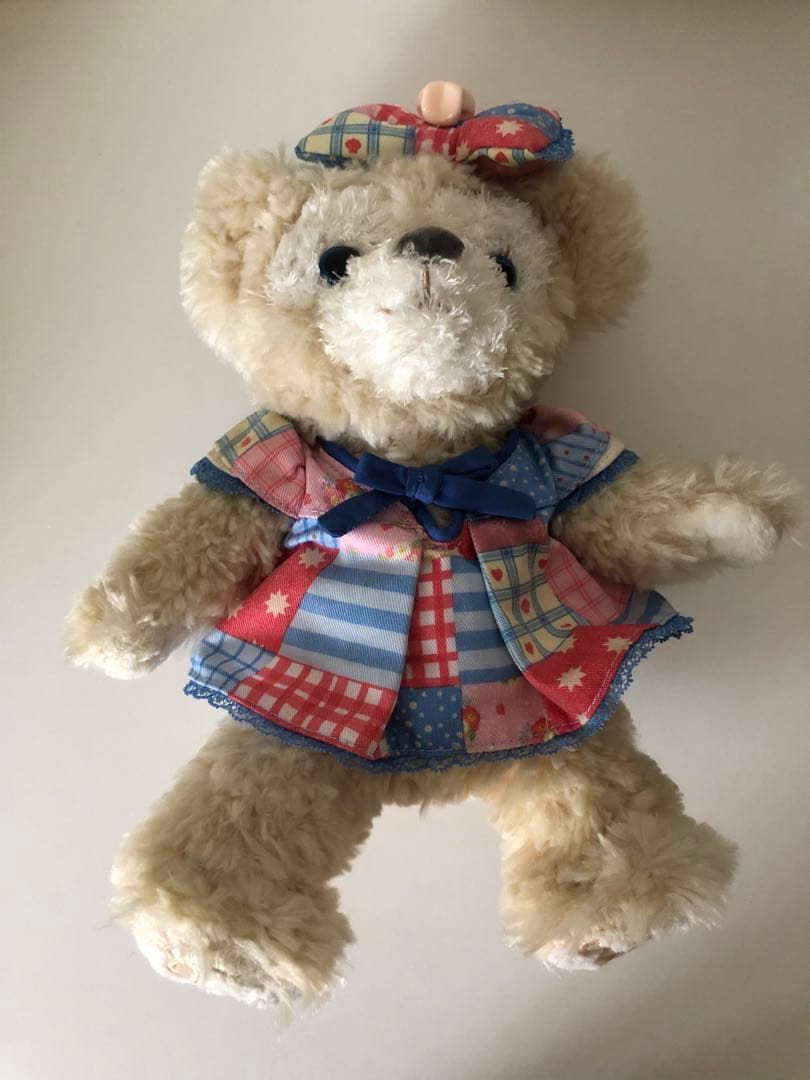 【リメイク】染色 ホワイト❣️シェリーメイ ディズニー ダッフィー　ぬいぐるみ