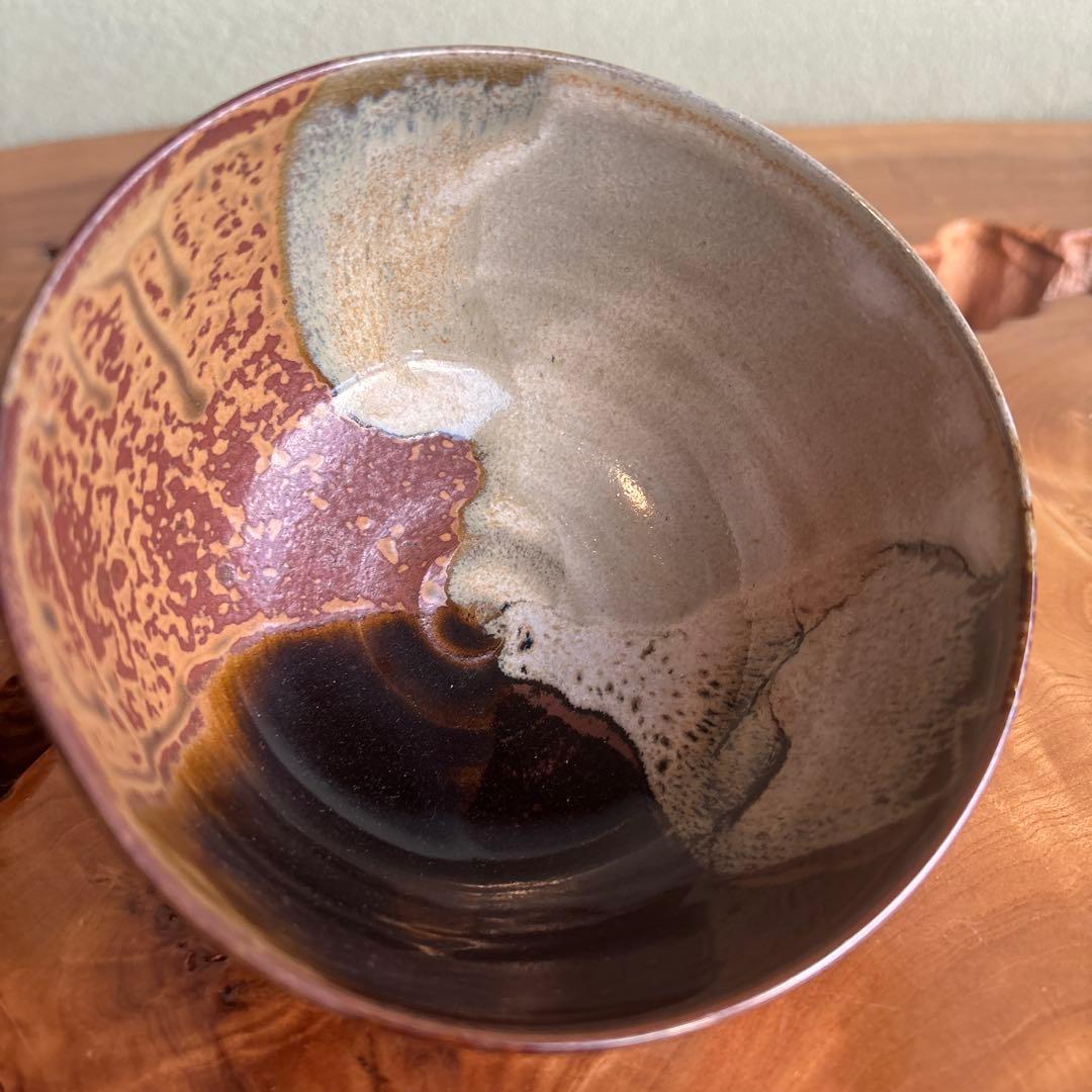 高取焼 高取八山造 宗家窯 抹茶碗 茶道具 共箱