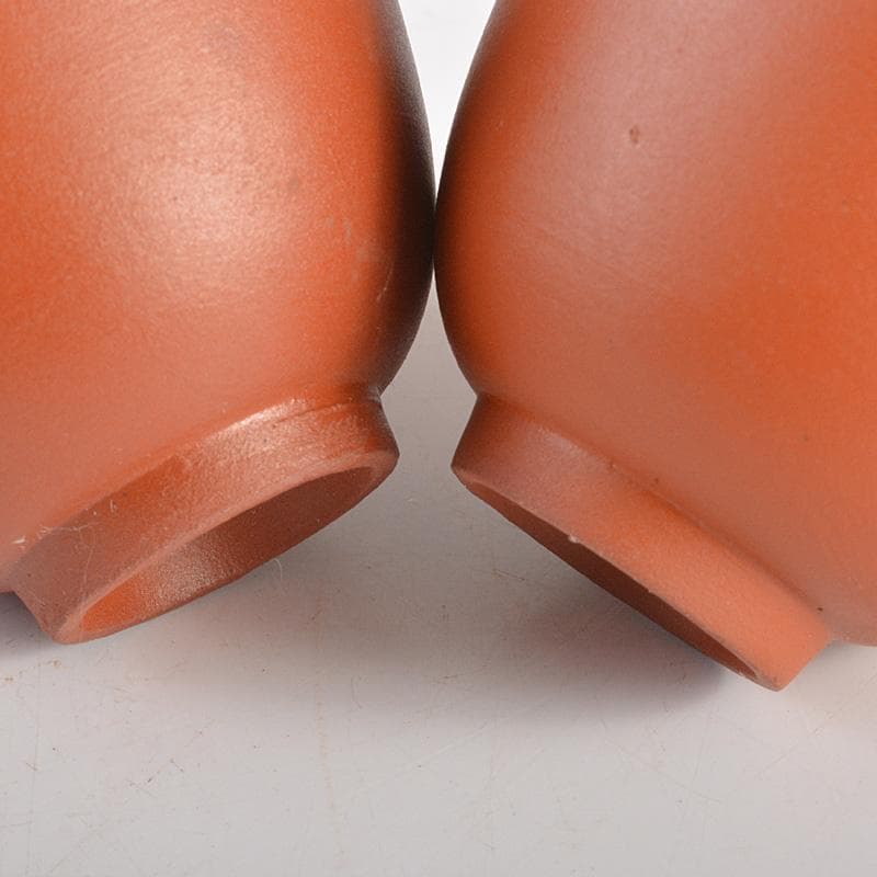 煎茶道具　紫砂　朱泥　内白釉　煎茶碗　20客まとめて　N　6332