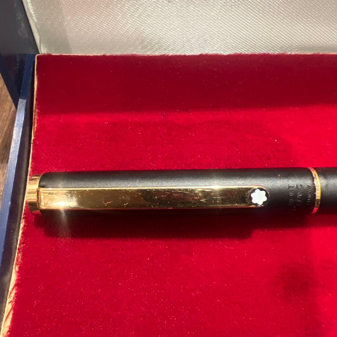 MONT BLANC NOBLESSE ビンテージ　万年筆 黒 専用ケース付き