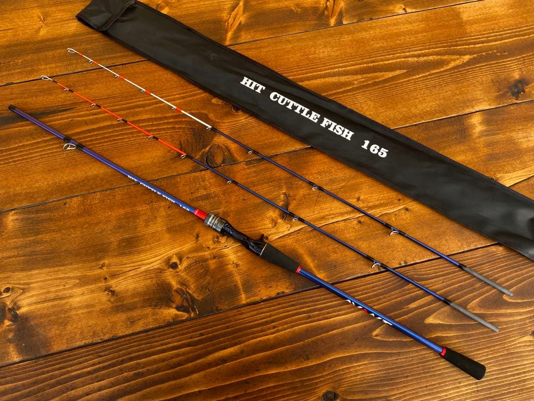 ジギングロッド　デジタルカウンター付きベイトリール　タイラバ　2wayティップ