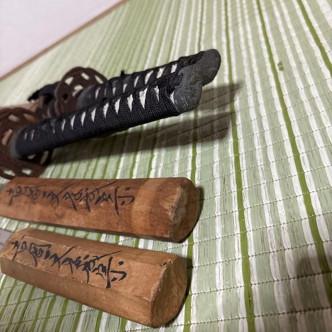 模造刀　模擬刀　武士　侍　伝統工芸　剣　ソード　太刀　小太刀　鞘　鍔　4本