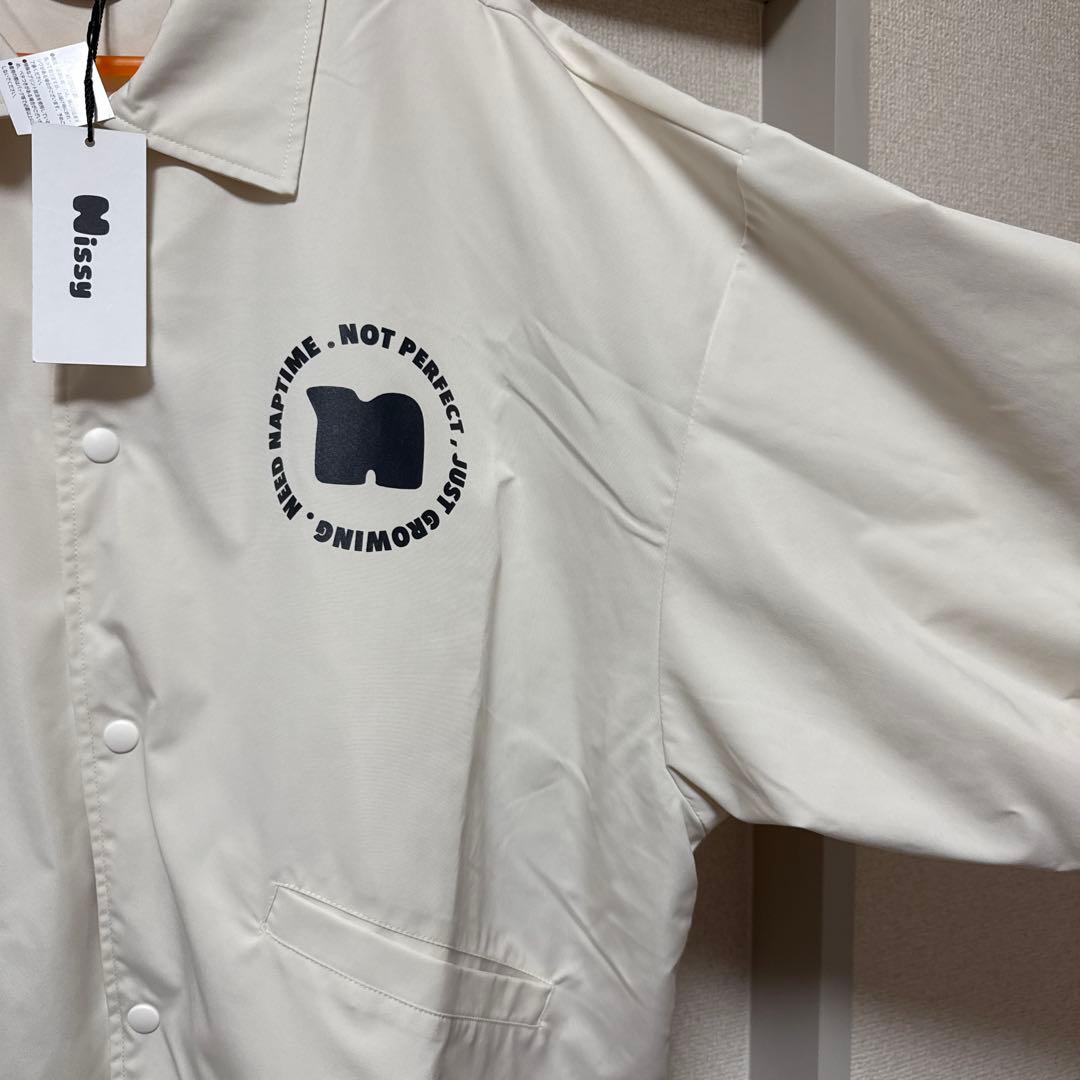 ナップタイム naptime. Nissy コーチジャケット 白