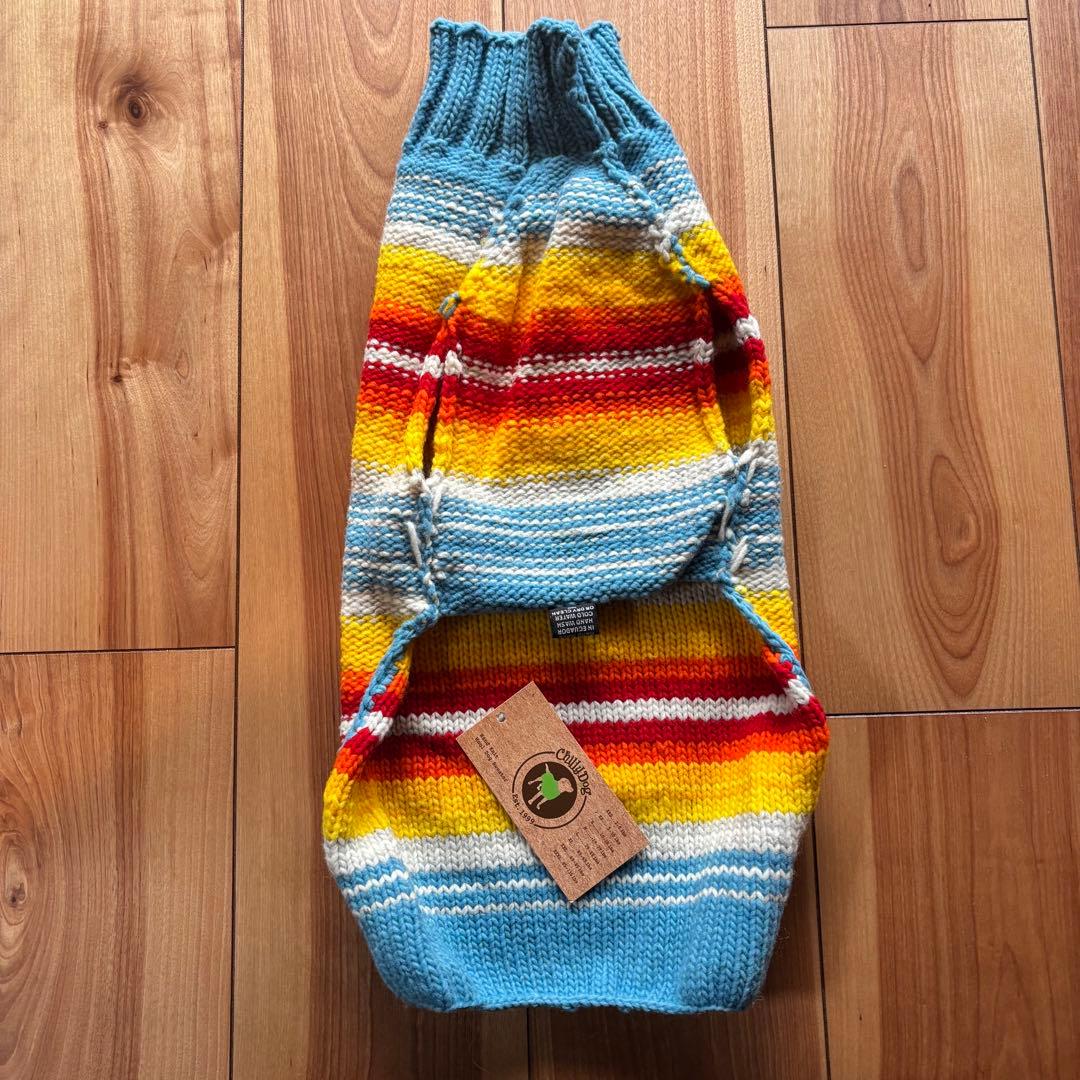 Chilly Dog ハンドメイド　ウール100%ニット　M
