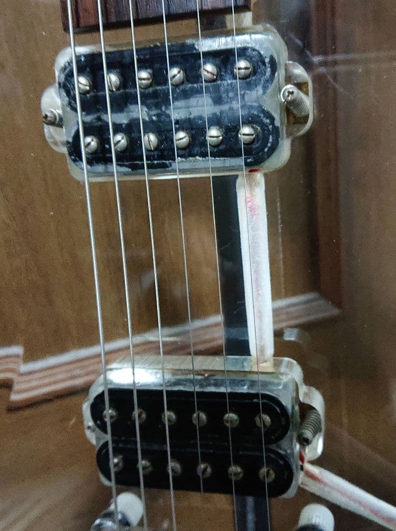 アクリル レスポールタイプ スケルトン シースルー エレキギター