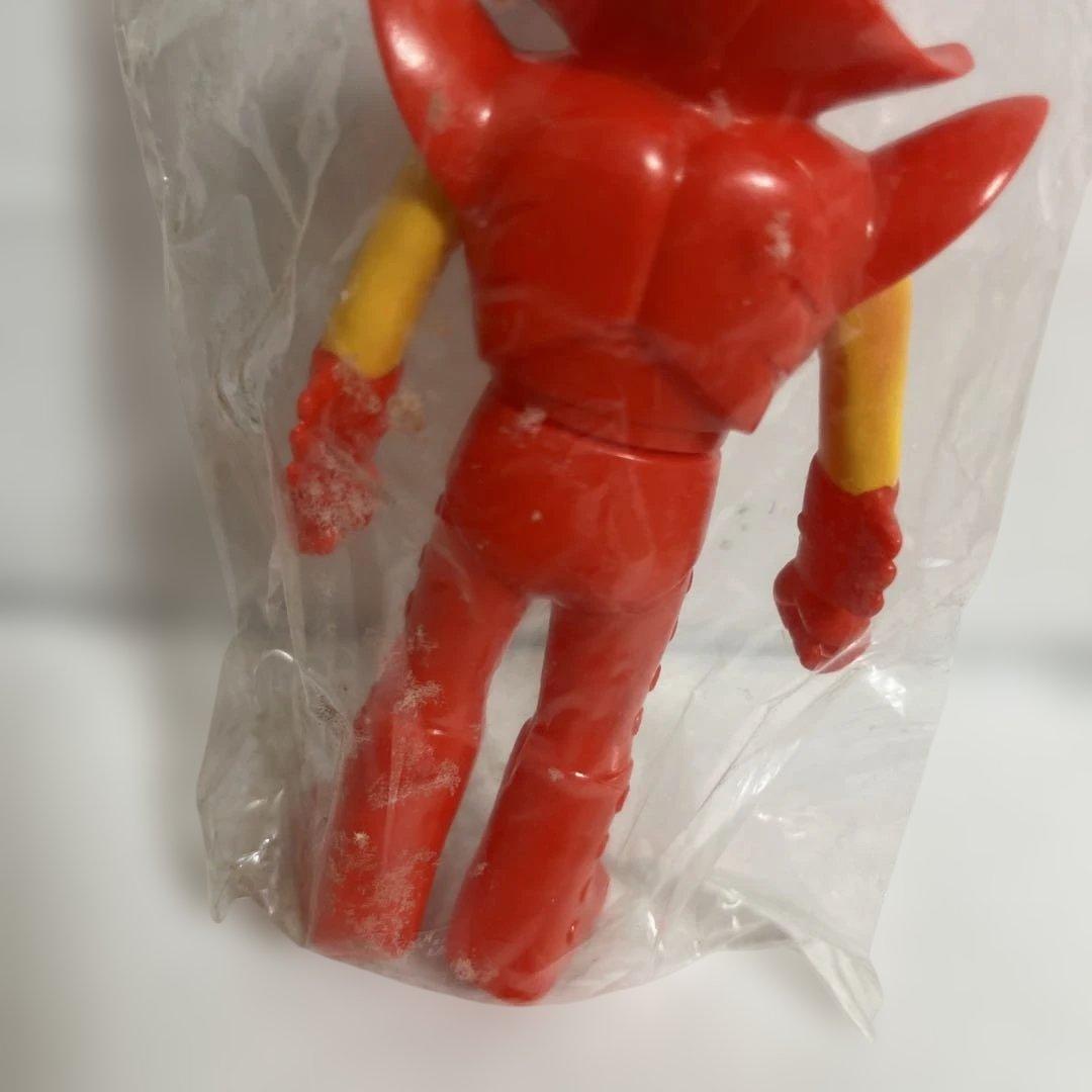 ⚠️レア　ちいさなスーパーマン　ガンバロン　ブルマァク　当時物　ミニソフビ