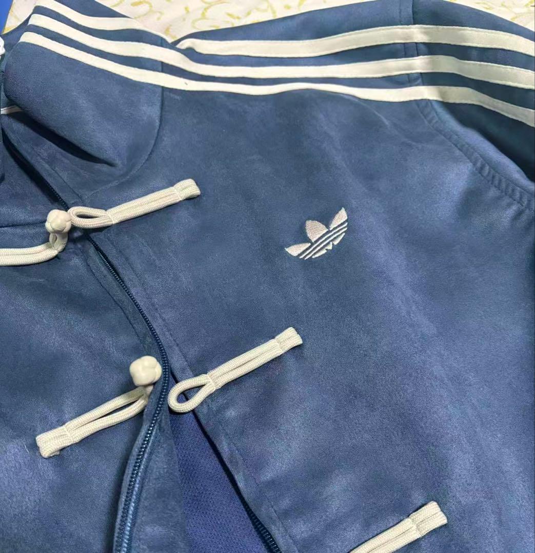 adidasアディダス 中国限定 蛇年トラックジャケット ネイビー S サイズ”