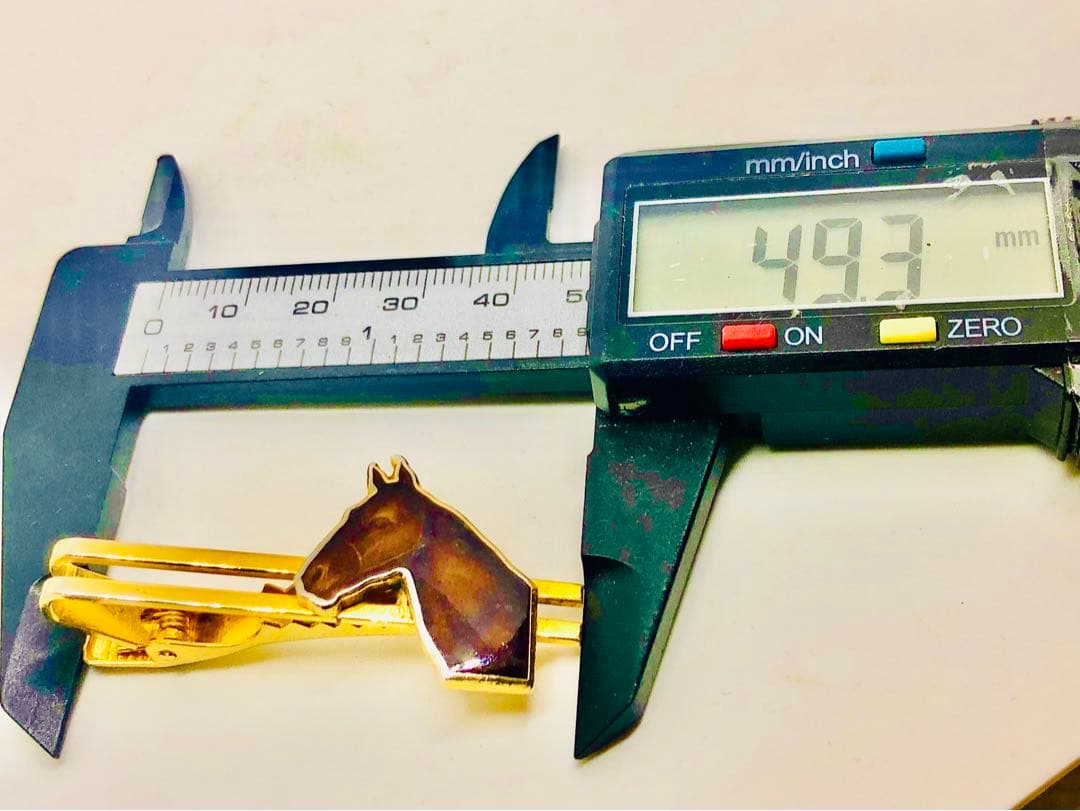 超レア！＊エナメル七宝製ビンテージ50s＊サラブレッド＊金運の金色＊ネクタイピン