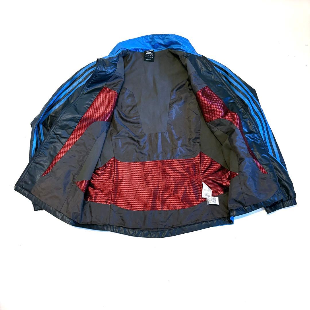 adidas アディダス clima365 トラックスーツ セットアップ黒青 L