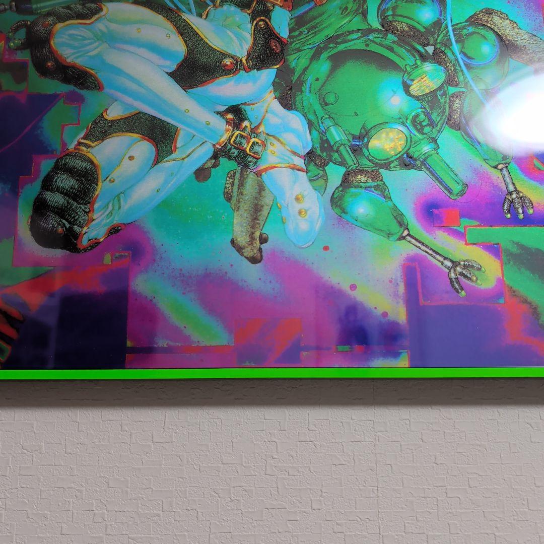 攻殻機動隊 士郎正宗 1990年代 ヴィンデージポスター B3 蛍光グリーン