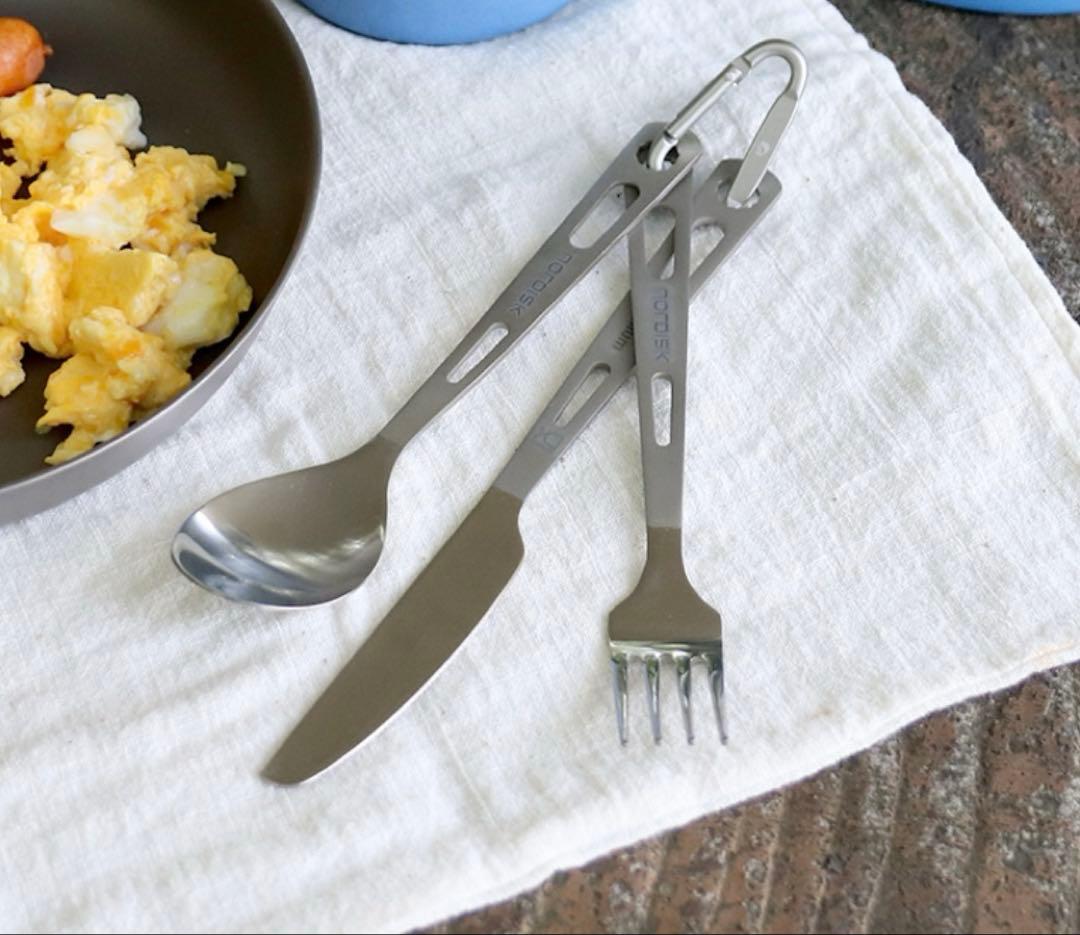 ノルディスク チタン カトラリー 2セット