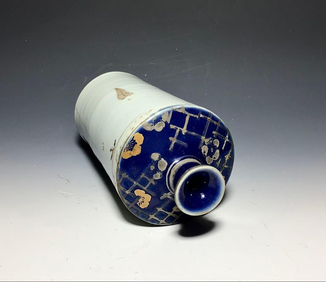 大幅値下げ❗️「古九谷」藤に梅垣文瓶