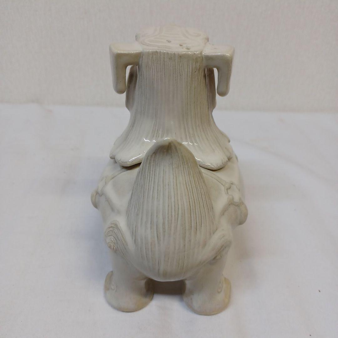 獅子香炉(赤ハダ　楽斎)