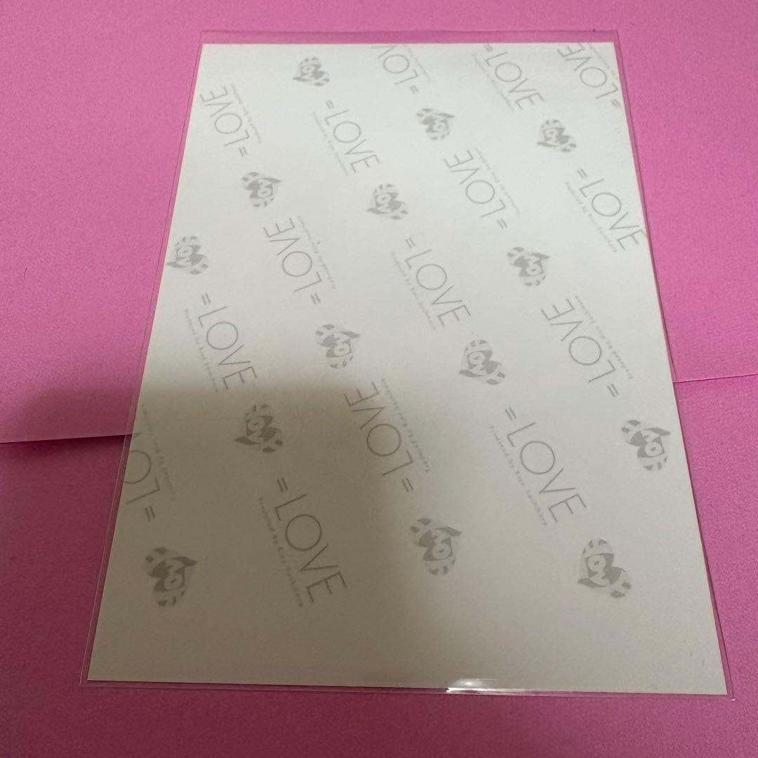 あ*︎様 =LOVE 野口衣織 生写真 好きって、言えなかった 直筆サイン入り