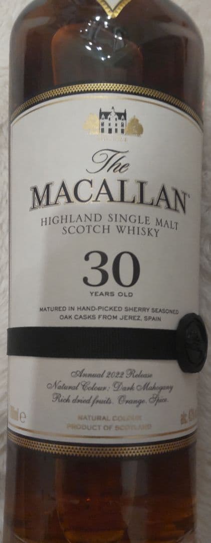 「年内最終値引」The Macallan 30年 シェリーオーク 700ml
