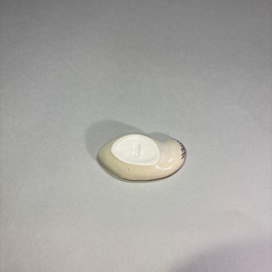 (未使用)今岡三四郎　鶴香合(桐箱入)