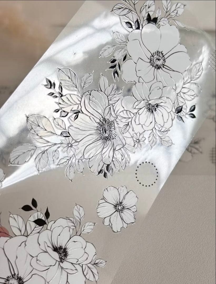 ggaggong マスキングテープ8個セット 花 コラージュ素材 装飾