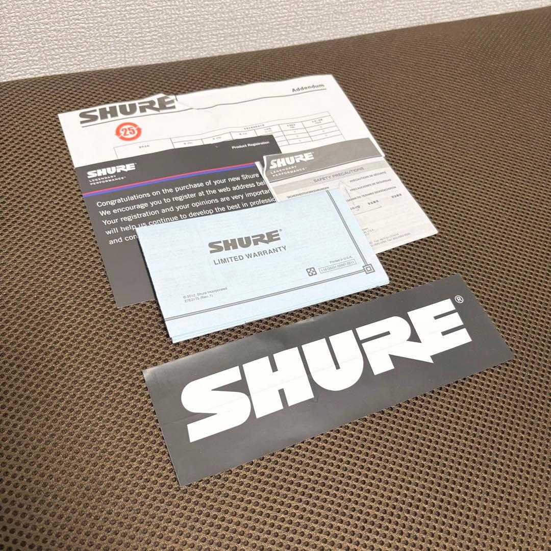 【美品】SHURE SM58 ダイナミックマイク 正規品 完品 シュア ゴッパ