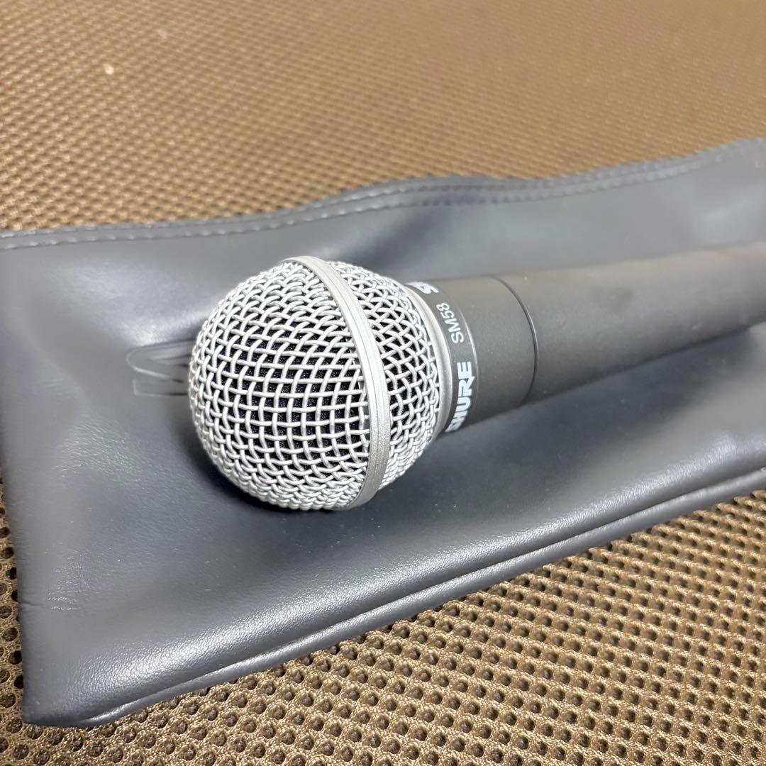 【美品】SHURE SM58 ダイナミックマイク 正規品 完品 シュア ゴッパ