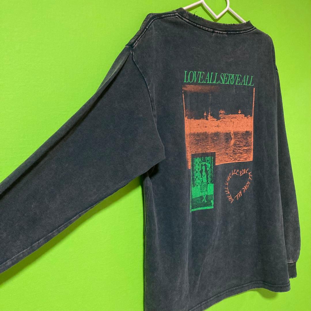 藤井風 ダメージロンT LASA LOVE ALL SERVE ALL