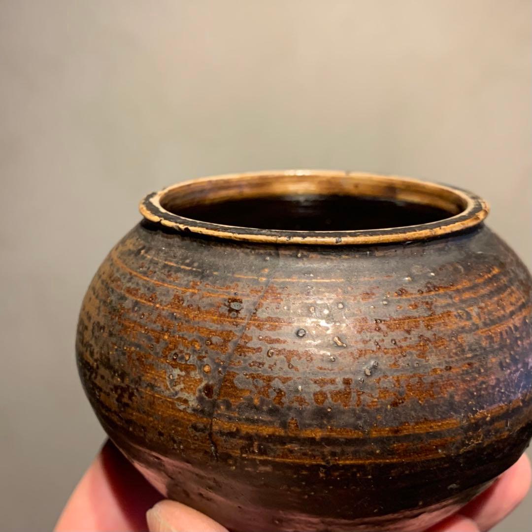 丹波 小壺 古道具 アンティーク 丹波焼 立杭焼