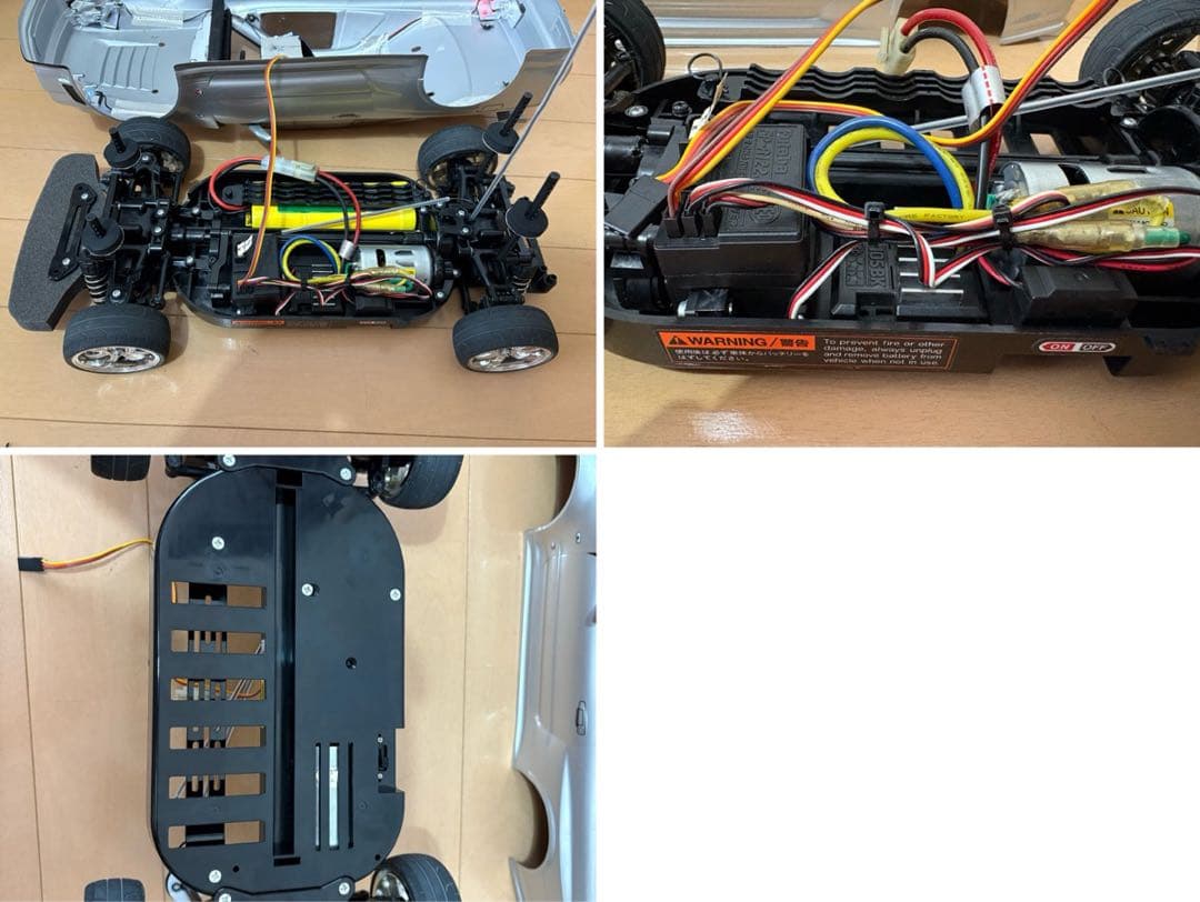 タミヤ 1/10電動RC 4WD R34 GT-R TT-01 現状品