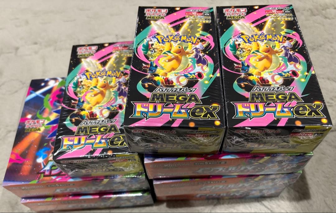 ポケモンカードMEGAドリームex3箱　インフェルノX 5箱　全てシュリンク有