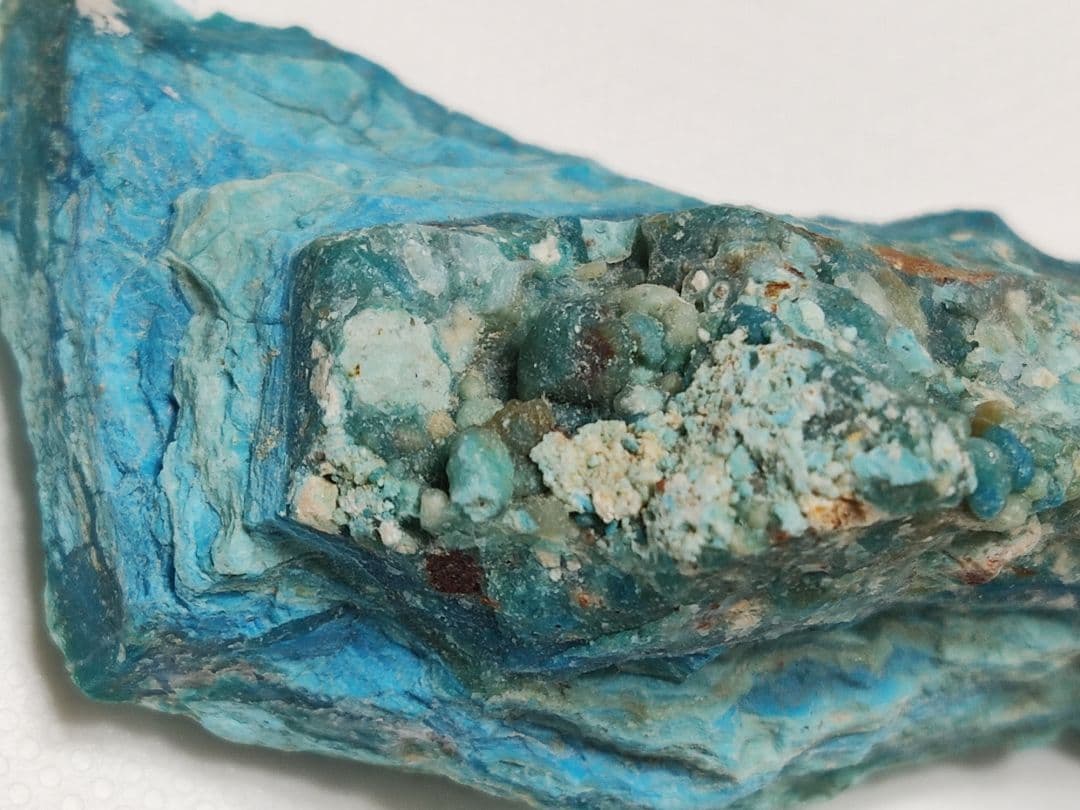 パワーストーン　天然石　ペルー産　ジェムシリカ　ブルーオパール　22g　N756